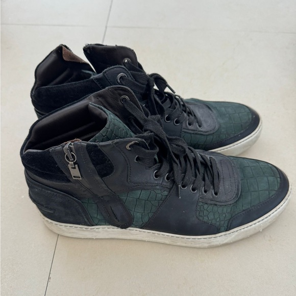 Lanvin Multi-Color Leather High Tops in good condition - Picture 2 of 9